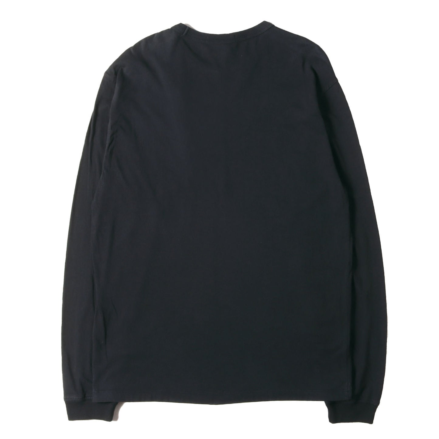 ジップポケット付き ガーメントダイ ロングスリーブ Ｔシャツ (BRUSHED COTTON CANVAS GARMENT DYED)