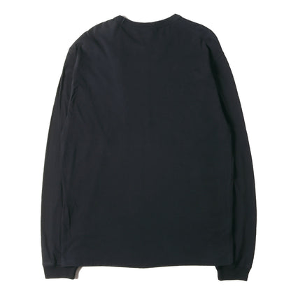 ジップポケット付き ガーメントダイ ロングスリーブ Ｔシャツ (BRUSHED COTTON CANVAS GARMENT DYED)
