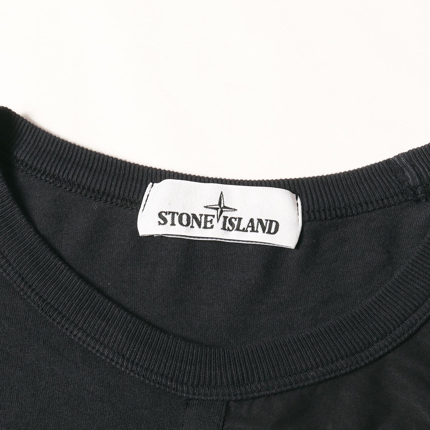 ジップポケット付き ガーメントダイ ロングスリーブ Ｔシャツ (BRUSHED COTTON CANVAS GARMENT DYED)