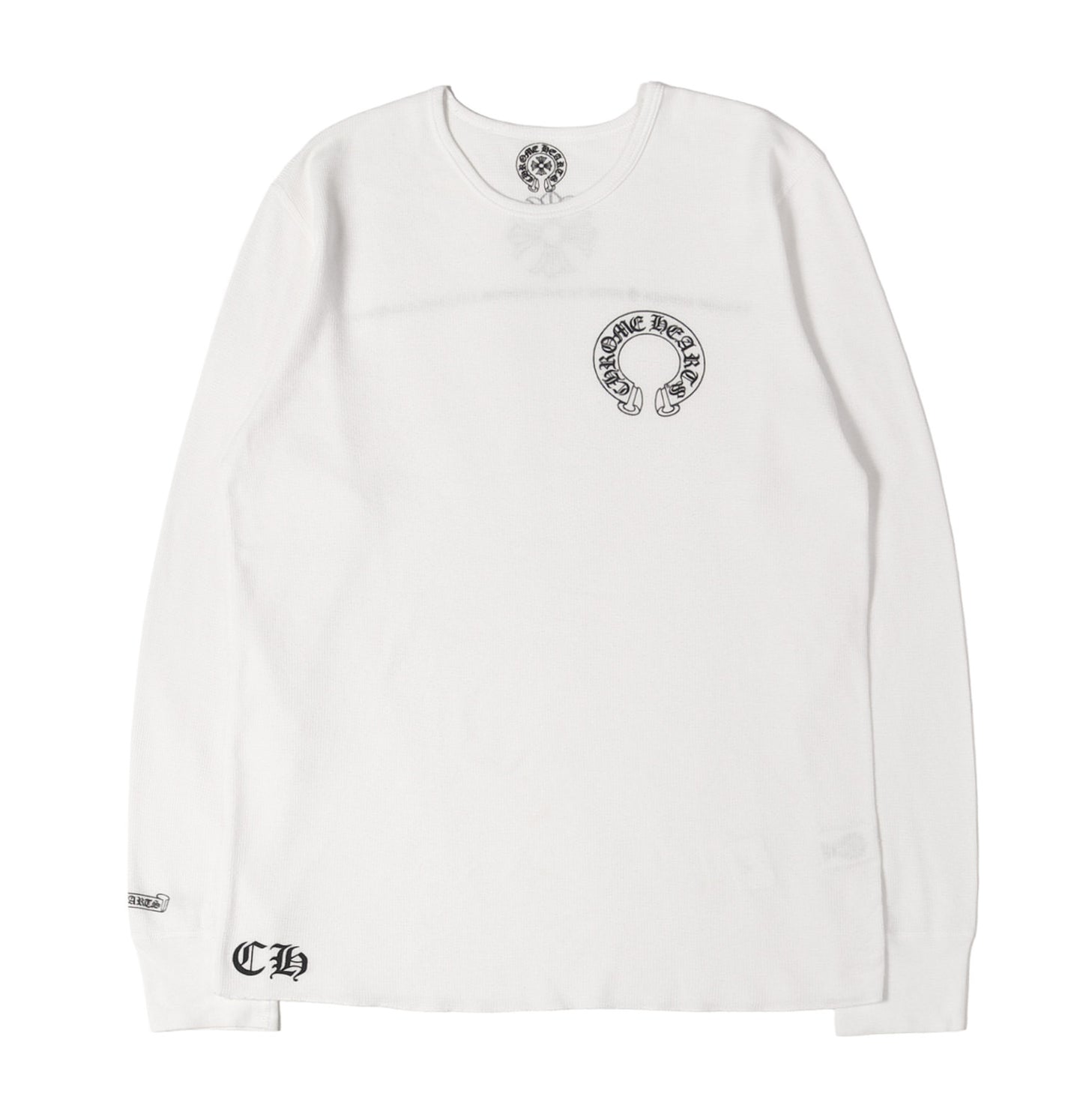 ホースシューロゴ & CHプラス サーマル ロングスリーブ Tシャツ