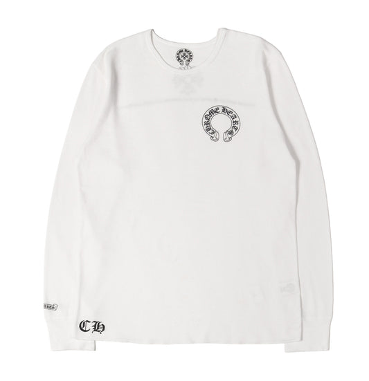 ホースシューロゴ & CHプラス サーマル ロングスリーブ Tシャツ