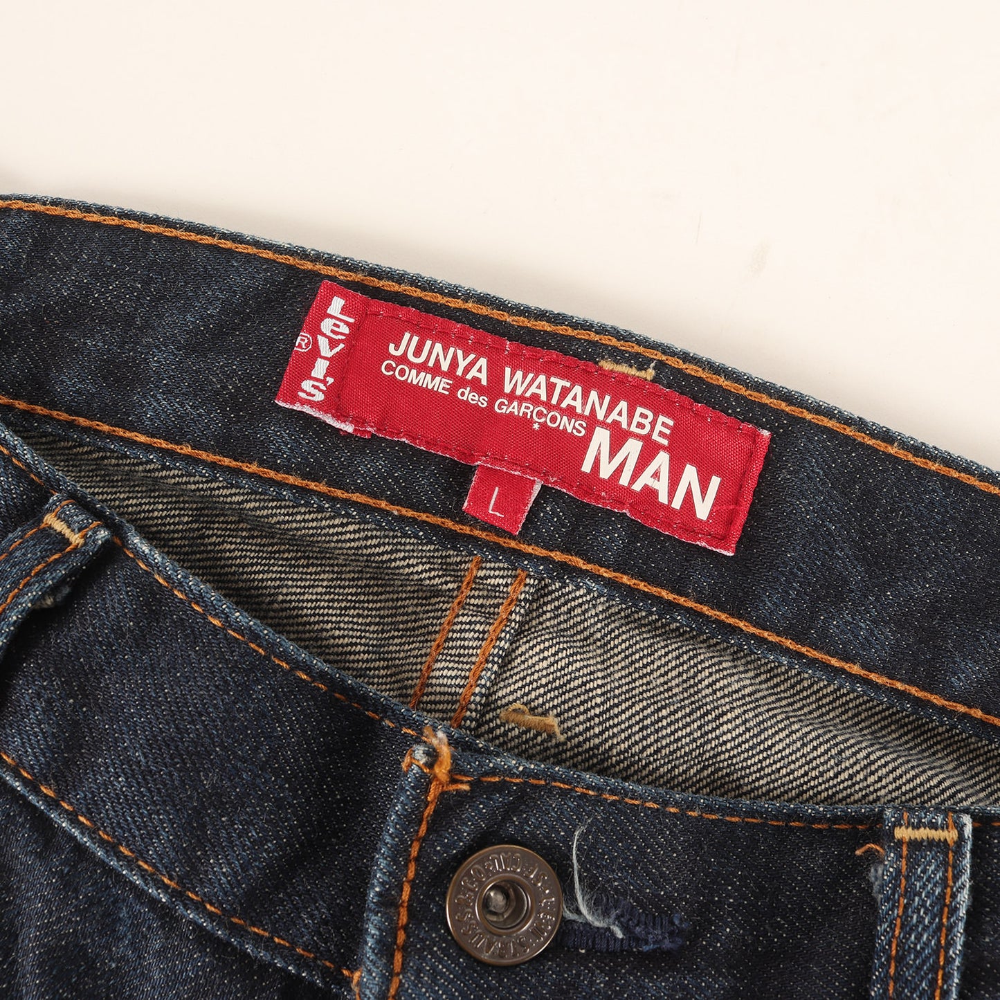 00s ×Levi's レターロゴ刺繍 JW503 ルーズ ストレート デニムパンツ (WG-P003)