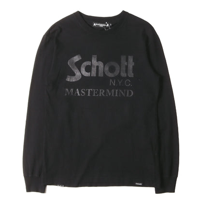 ×Schott バックスカルロゴ ロングスリーブ Tシャツ (BASIC LOGO LS TEE)