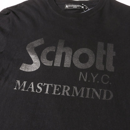 ×Schott バックスカルロゴ ロングスリーブ Tシャツ (BASIC LOGO LS TEE)