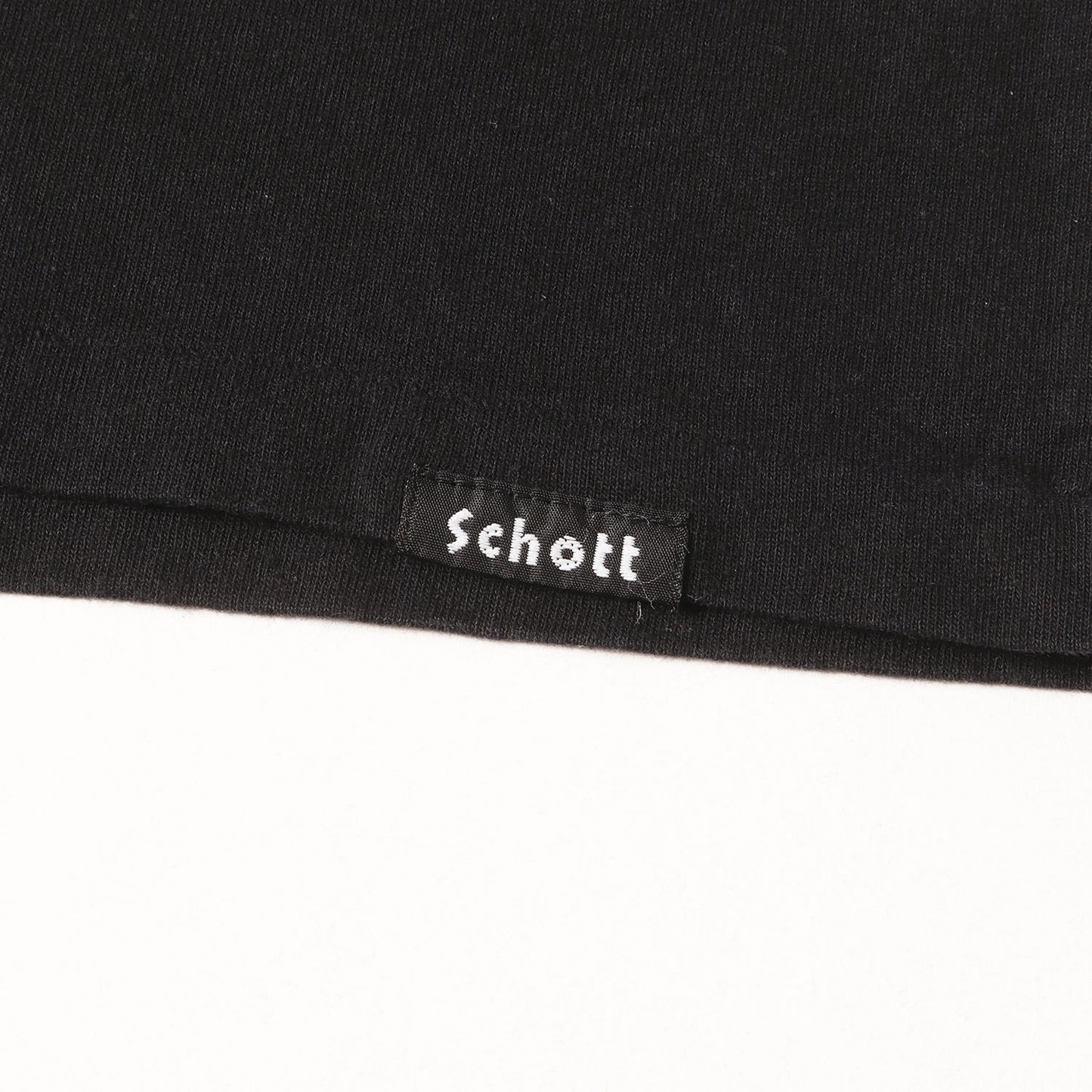 ×Schott バックスカルロゴ ロングスリーブ Tシャツ (BASIC LOGO LS TEE)
