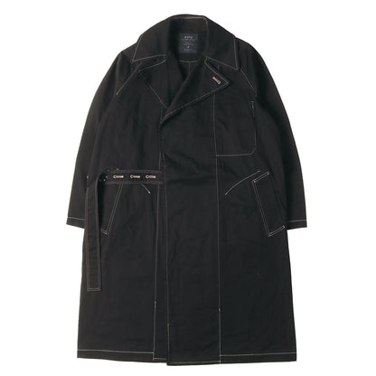 ガーメントダイ コットンツイル タイロッケン コート (3COTTON TWILL GARMENT DYED TIE-LOCKEN COAT)