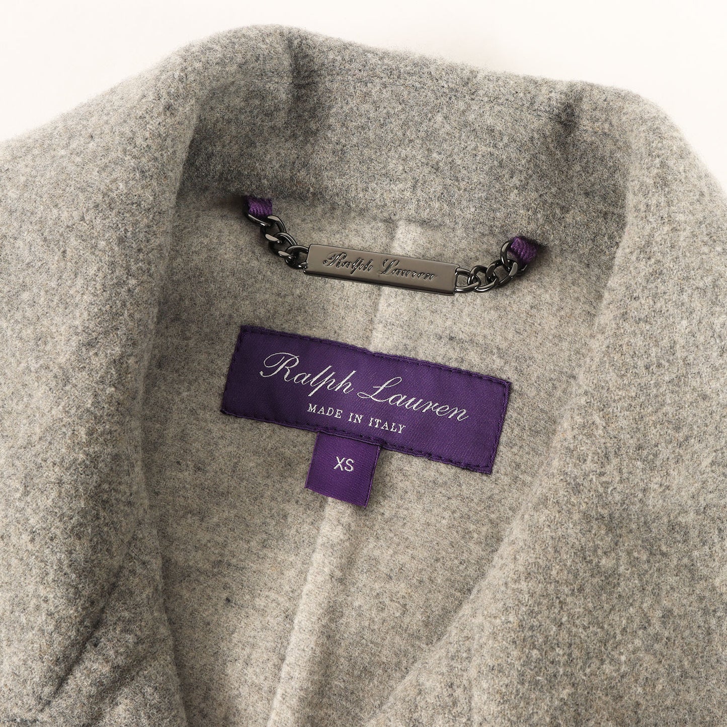 [イタリア製] メルトン ウール ショート Pコート / Purple Label パープルレーベル