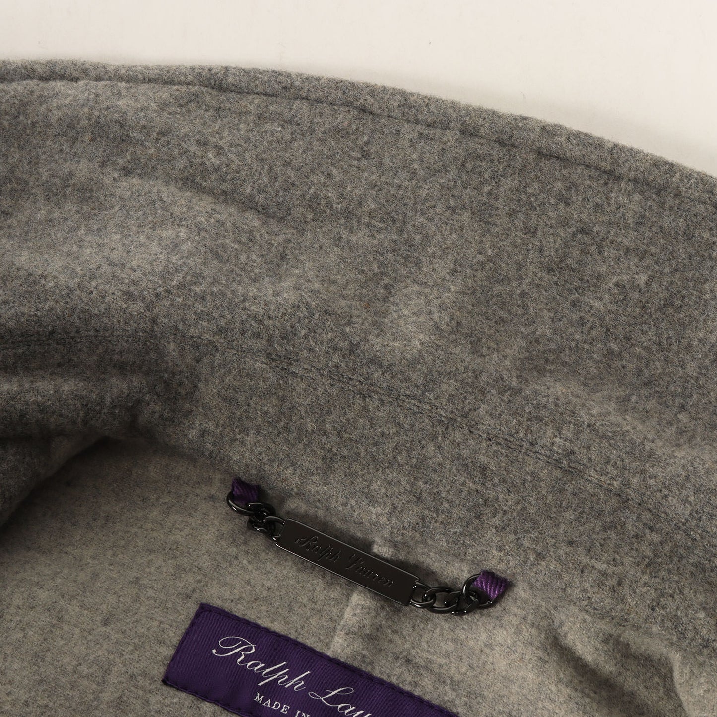 [イタリア製] メルトン ウール ショート Pコート / Purple Label パープルレーベル