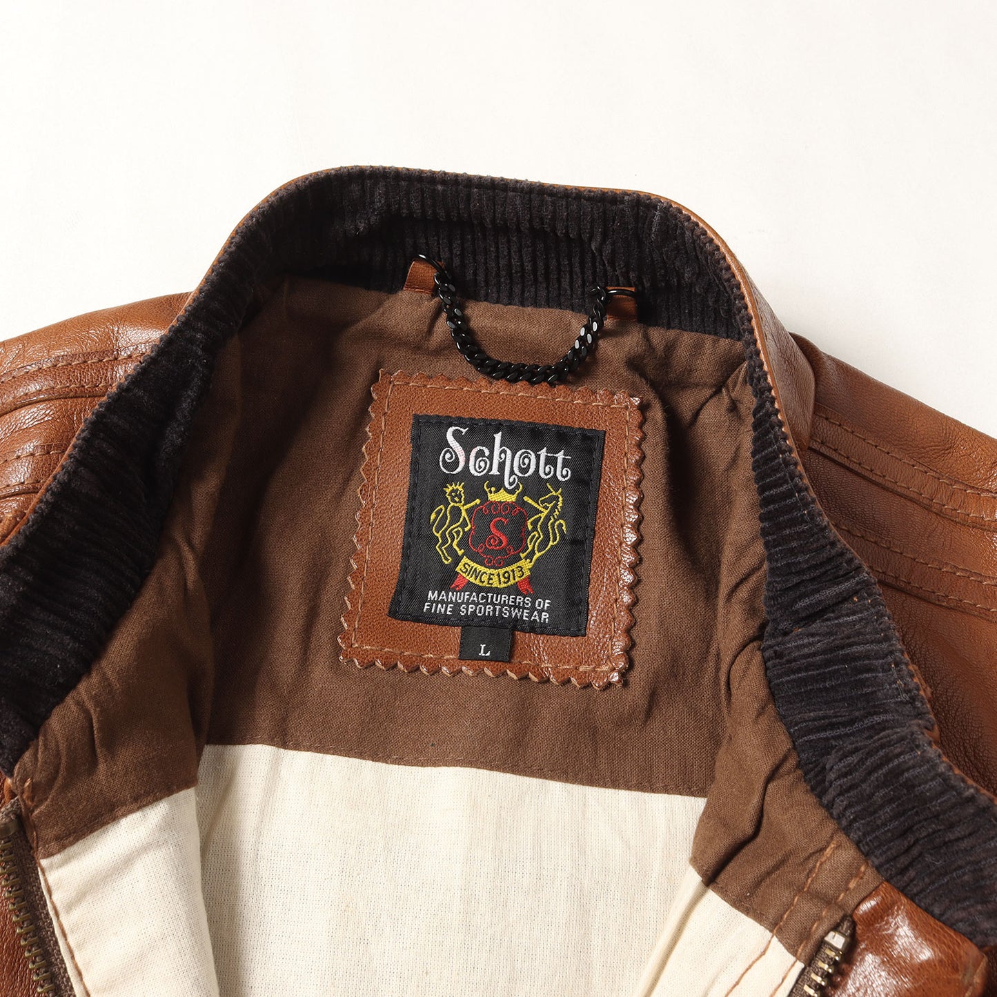 裏地ボーダー柄 ゴートレザー ライダース ジャケット (GOAT SKIN CLASSIC RACER LEATHER JACKET)
