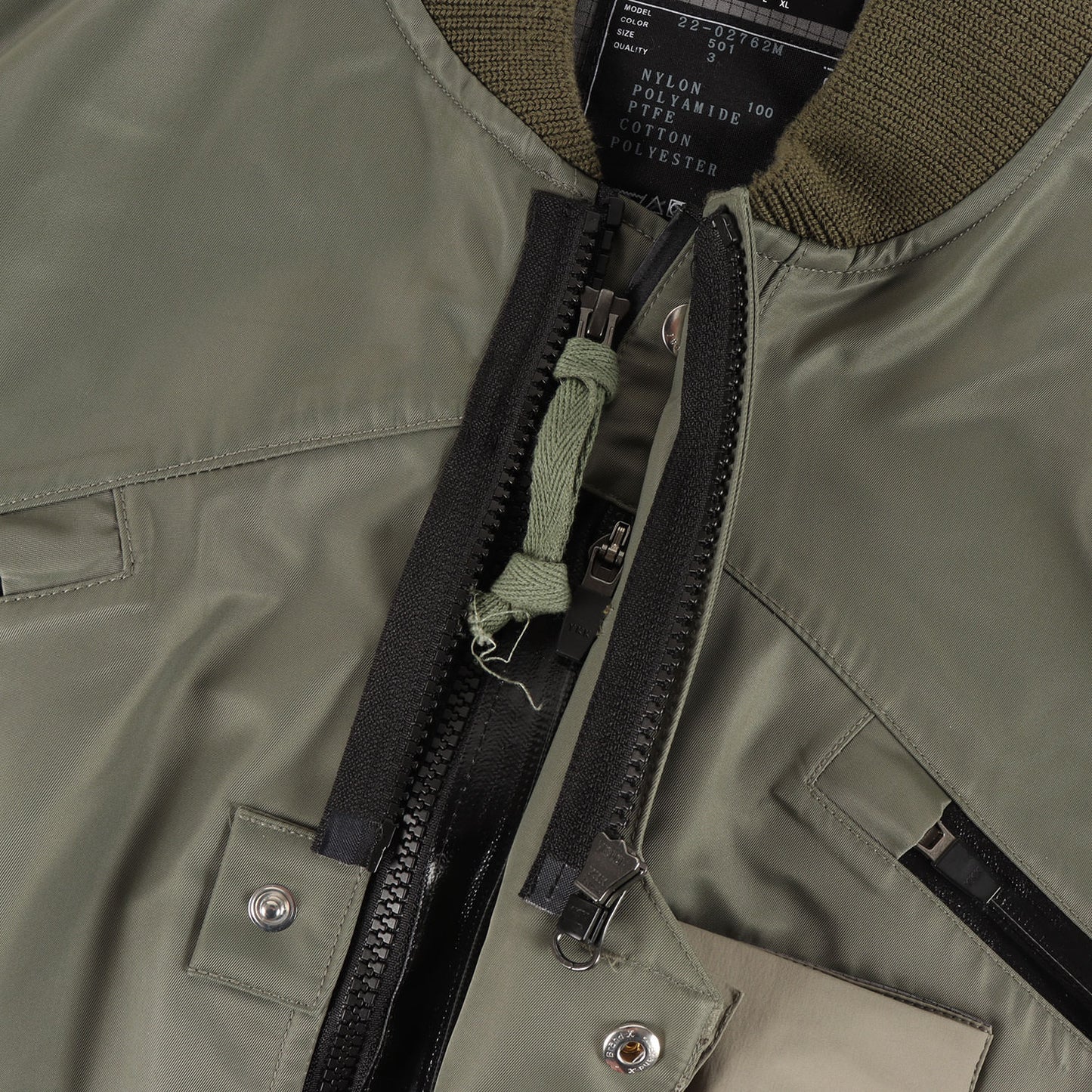 ×ACRONYM 再構築 ナイロン ミリタリー ボンバー ジャケット (BOMBER JACKET / MA-1)