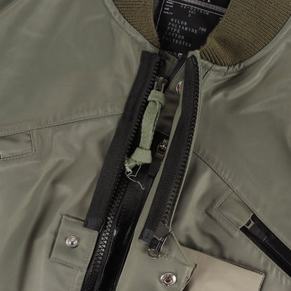 ×ACRONYM 再構築 ナイロン ミリタリー ボンバー ジャケット (BOMBER JACKET / MA-1)