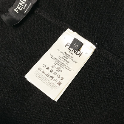 23AW レザーパッチ付き カシミヤ ニット イージーパンツ (FZR016 AQL8)