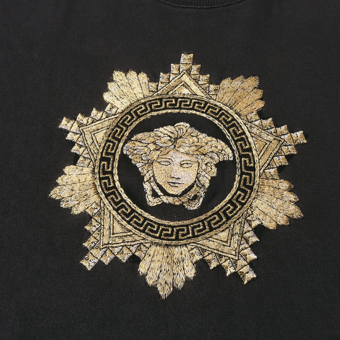 メデューサ ロゴマーク刺繍 クルーネック スウェット (A89516S A234889)