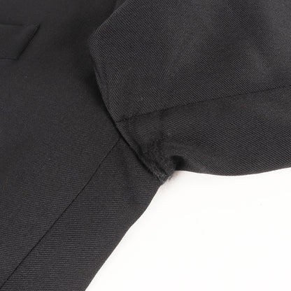 [クリスヴァンアッシュ期] 16AW ウール ナローラペル 2B テーラードジャケット (333C288A2200)