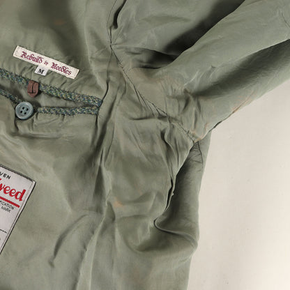 [Harris Tweed別注] ステッチ加工 ヘリンボーンツイード 3B テーラードジャケット / Rebuild by Needles