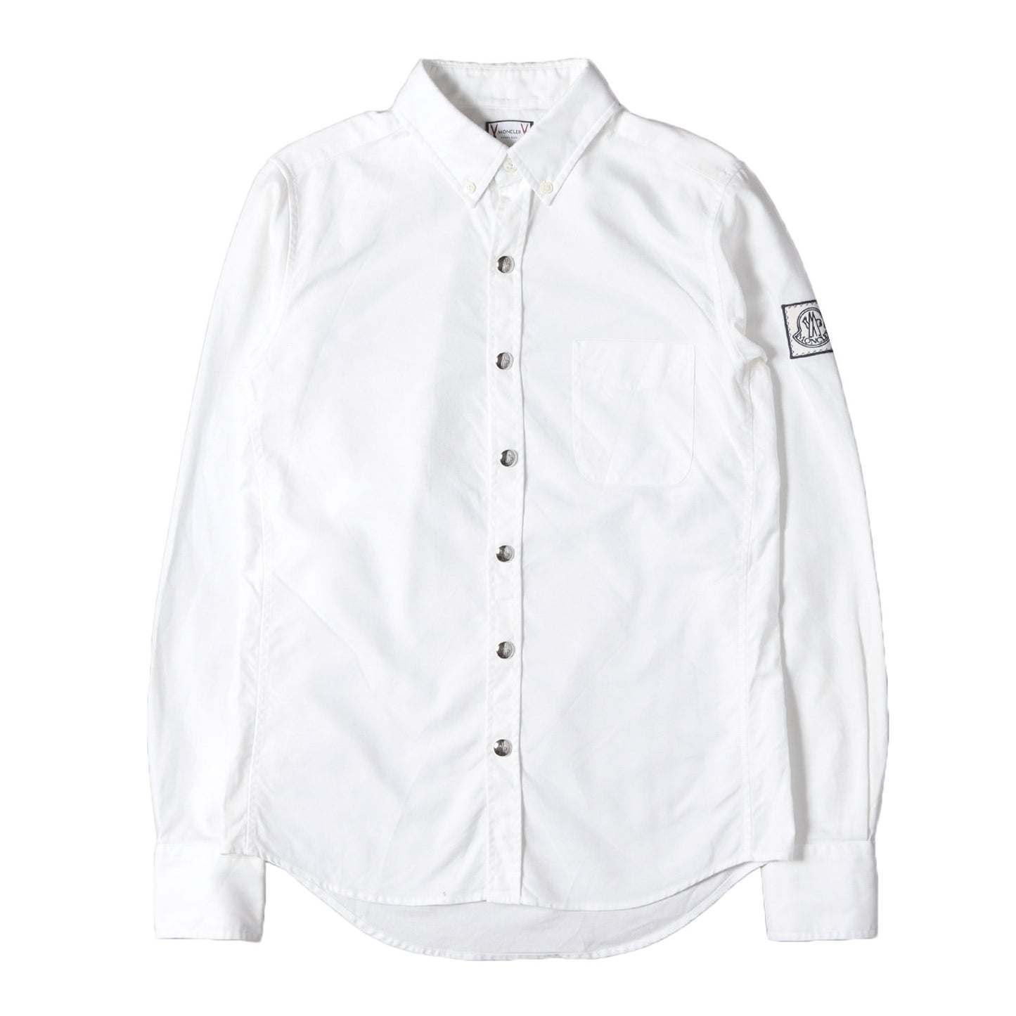 ロゴパッチ付き オックスフォード BD スナップボタン シャツ (CAMICIA)