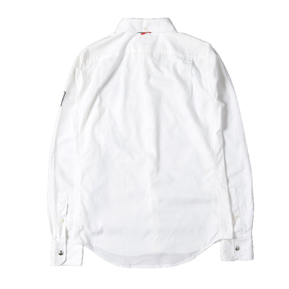 ロゴパッチ付き オックスフォード BD スナップボタン シャツ (CAMICIA)