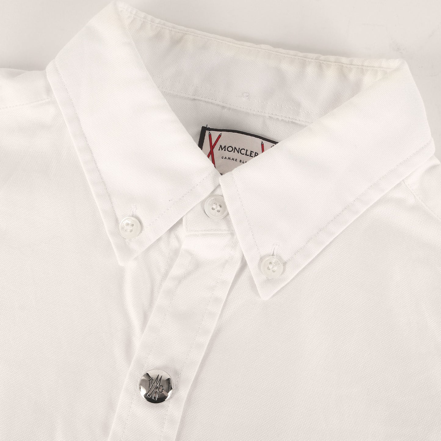 ロゴパッチ付き オックスフォード BD スナップボタン シャツ (CAMICIA)