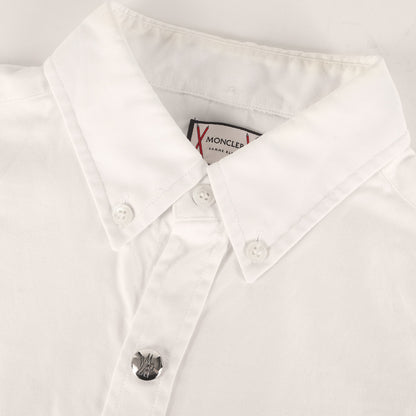 ロゴパッチ付き オックスフォード BD スナップボタン シャツ (CAMICIA)