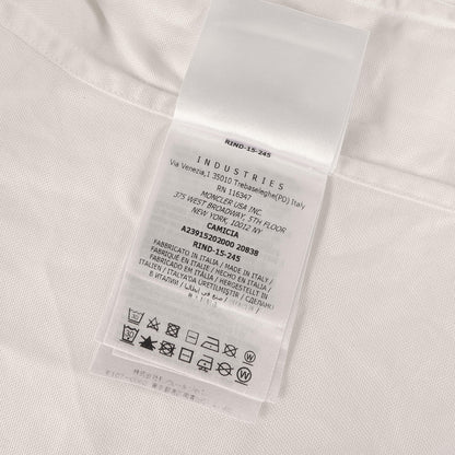 ロゴパッチ付き オックスフォード BD スナップボタン シャツ (CAMICIA)