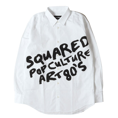 ポップレターロゴ コットンポプリン ボタンシャツ (D2 POP 80s L/S SHIRT)