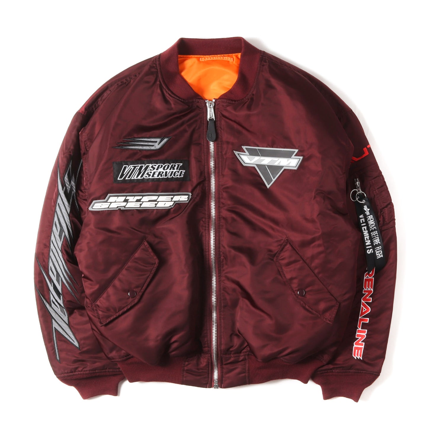 ×ALPHA フルデコ オーバーサイズ レーシング ボンバー ジャケット (RACING BOMBER JACKET / MA-1)