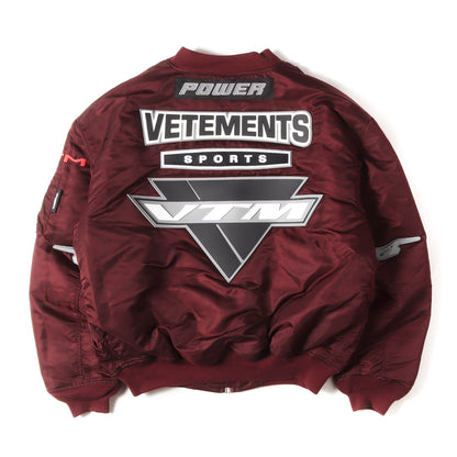 ×ALPHA フルデコ オーバーサイズ レーシング ボンバー ジャケット (RACING BOMBER JACKET / MA-1)