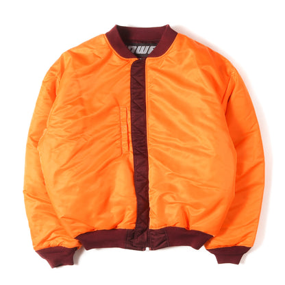 ×ALPHA フルデコ オーバーサイズ レーシング ボンバー ジャケット (RACING BOMBER JACKET / MA-1)