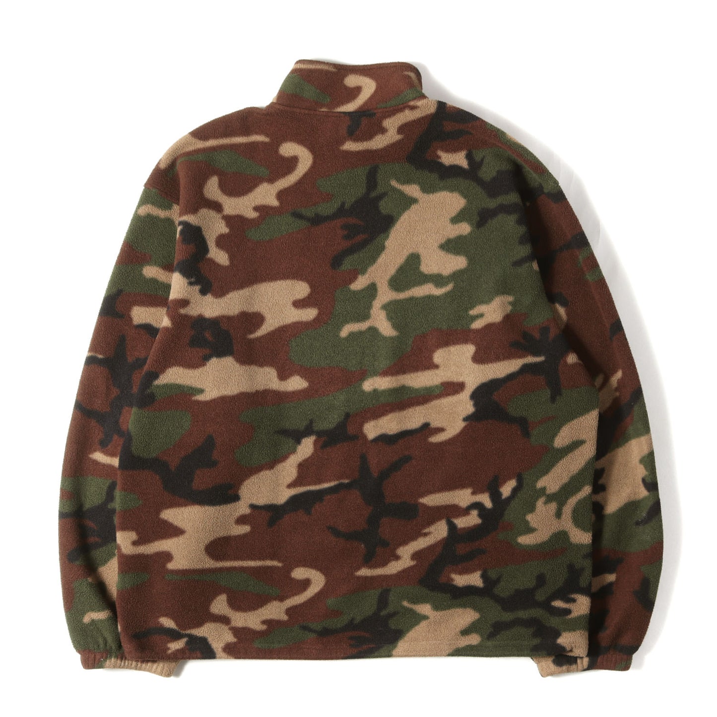 19AW 迷彩柄 スモールBOXロゴ ポーラテック フリース ハーフジップ プルオーバー ジャケット (Polartec Half Zip Pullover)