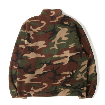 19AW 迷彩柄 スモールBOXロゴ ポーラテック フリース ハーフジップ プルオーバー ジャケット (Polartec Half Zip Pullover)
