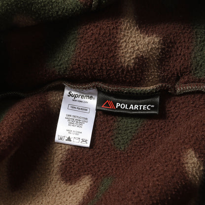 19AW 迷彩柄 スモールBOXロゴ ポーラテック フリース ハーフジップ プルオーバー ジャケット (Polartec Half Zip Pullover)