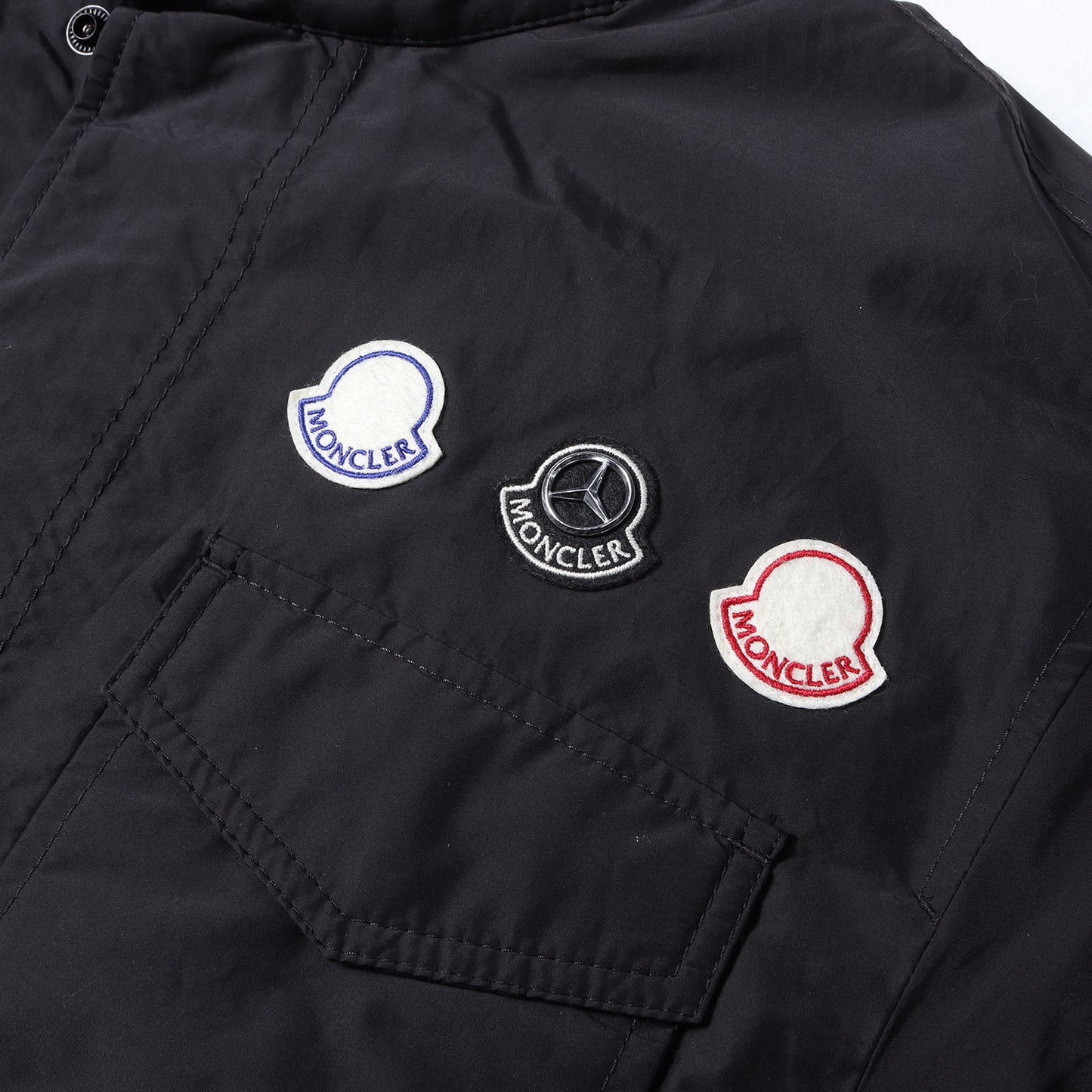 25SS ×MERCEDES-BENZ / NIGO ロゴパッチ付き ダウン フィールド ジャケット (Orus Down Field Jacket)