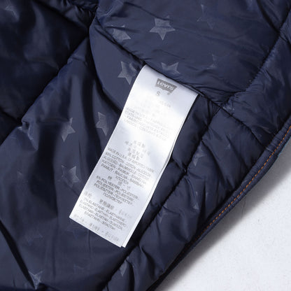 11AW ×Levi's 裏地スターモノグラム デニム ダウンベスト (Denim Down Vest) USA製