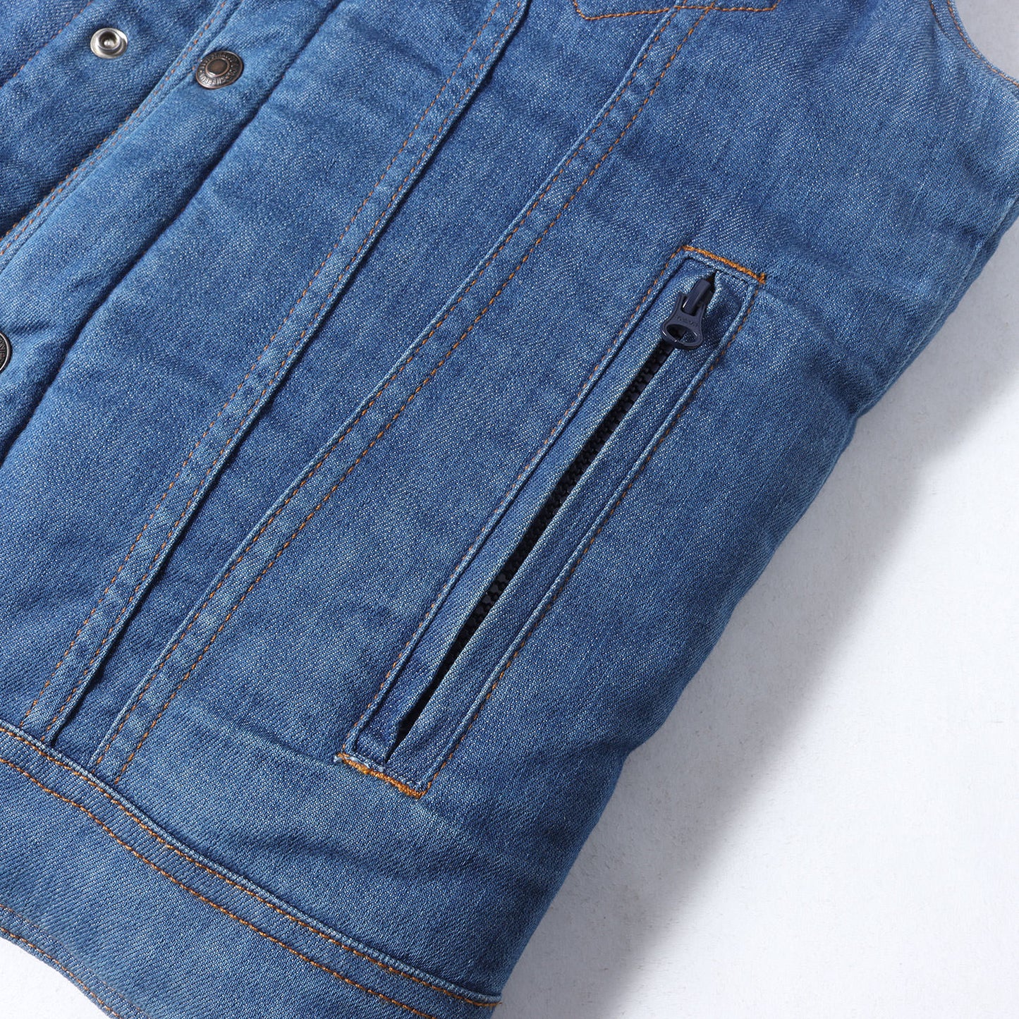 11AW ×Levi's 裏地スターモノグラム デニム ダウンベスト (Denim Down Vest) USA製
