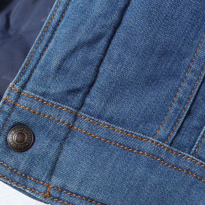 11AW ×Levi's 裏地スターモノグラム デニム ダウンベスト (Denim Down Vest) USA製
