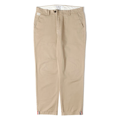 グログランテープ付き 4BAR コットンツイル ストレッチ チノパンツ (MWL272A05245)