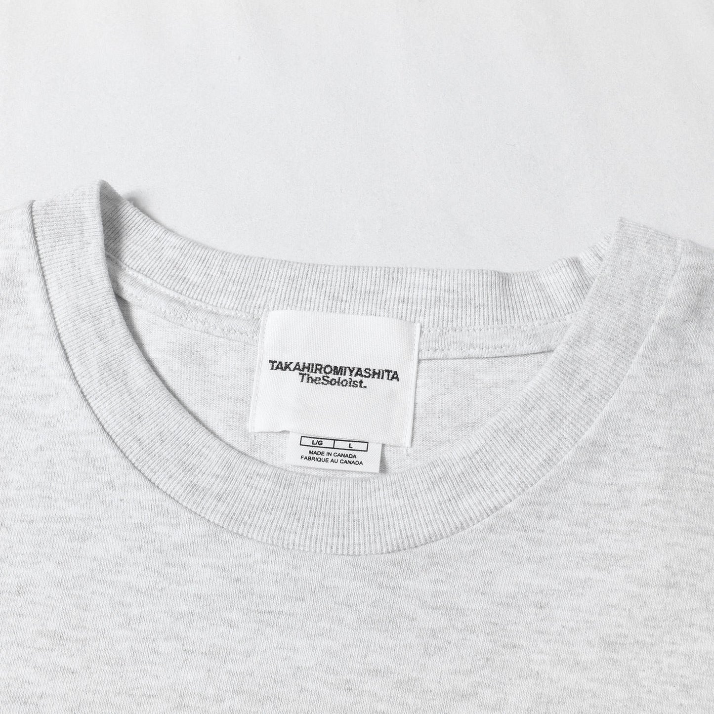 ×Mark Gonzales / SUICOKE レターロゴ クルーネック ポケット ロングスリーブTシャツ