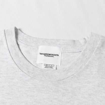 ×Mark Gonzales / SUICOKE レターロゴ クルーネック ポケット ロングスリーブTシャツ