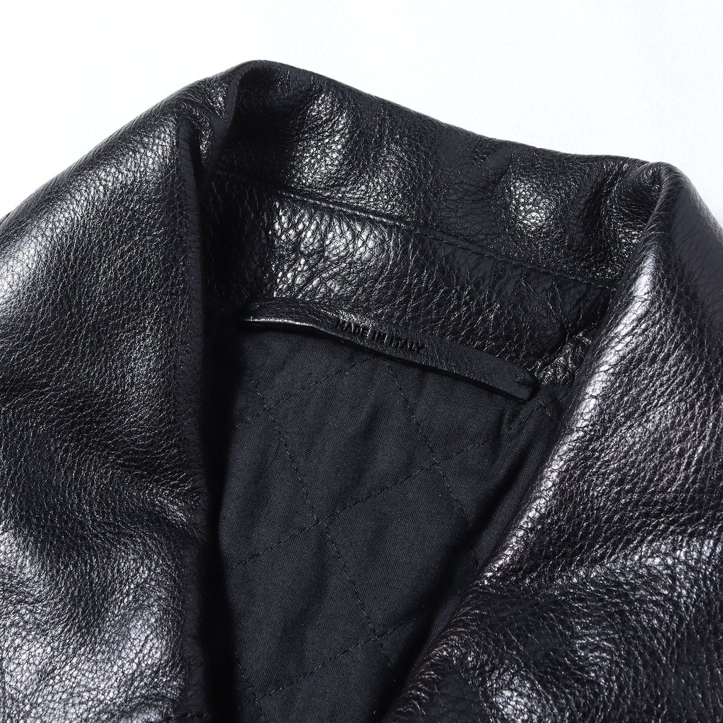 ALWAYS スタッズ レザー シングル ライダース ジャケット (ALWAYS studded leather jacket)