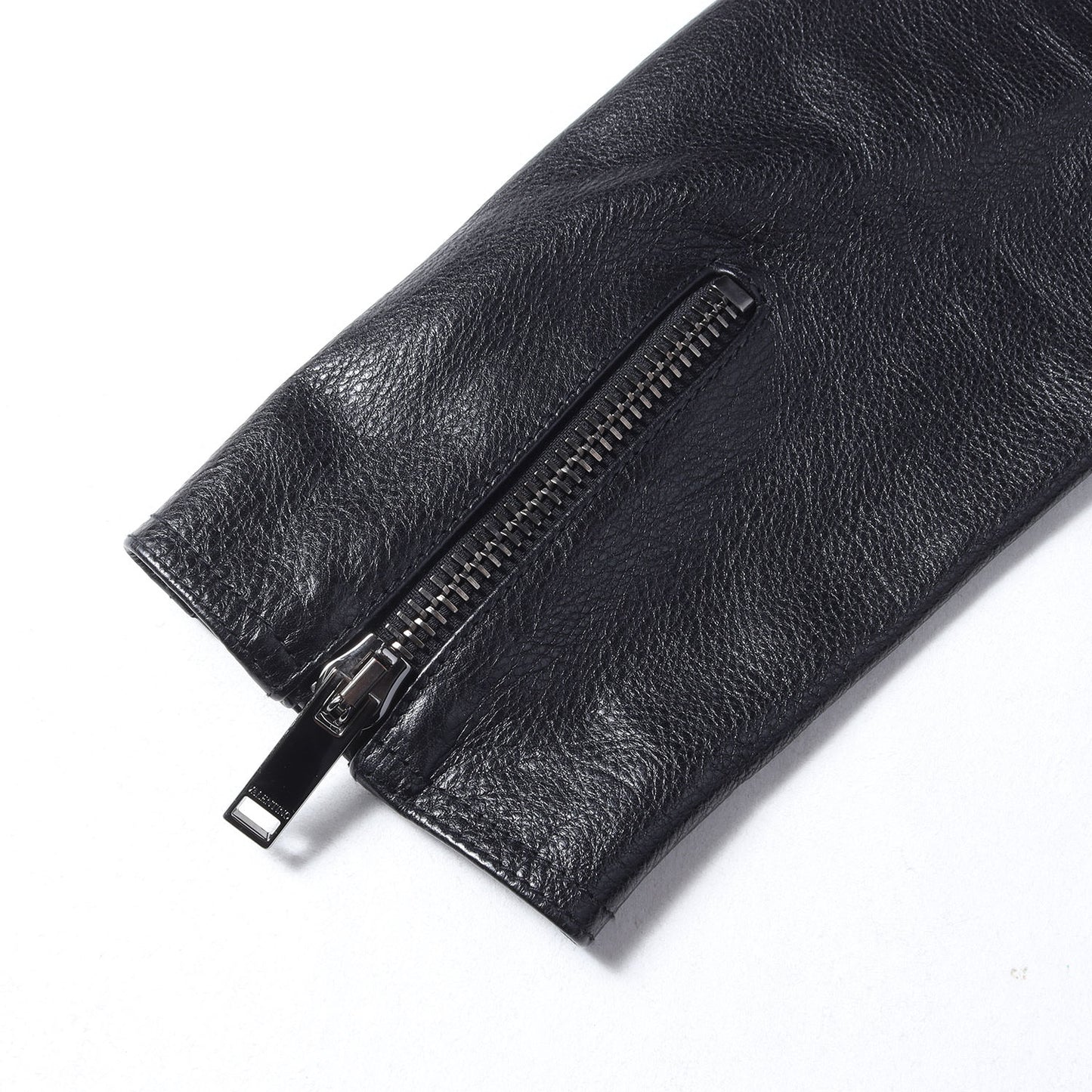 ALWAYS スタッズ レザー シングル ライダース ジャケット (ALWAYS studded leather jacket)