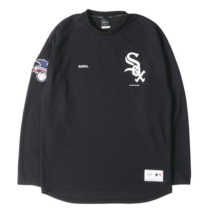 ×MLB / CHICAGO WHITE SOX ロゴパッチ メッシュ ロングスリーブ Tシャツ (MLB TOUR L/S PRE MATCH TOP)