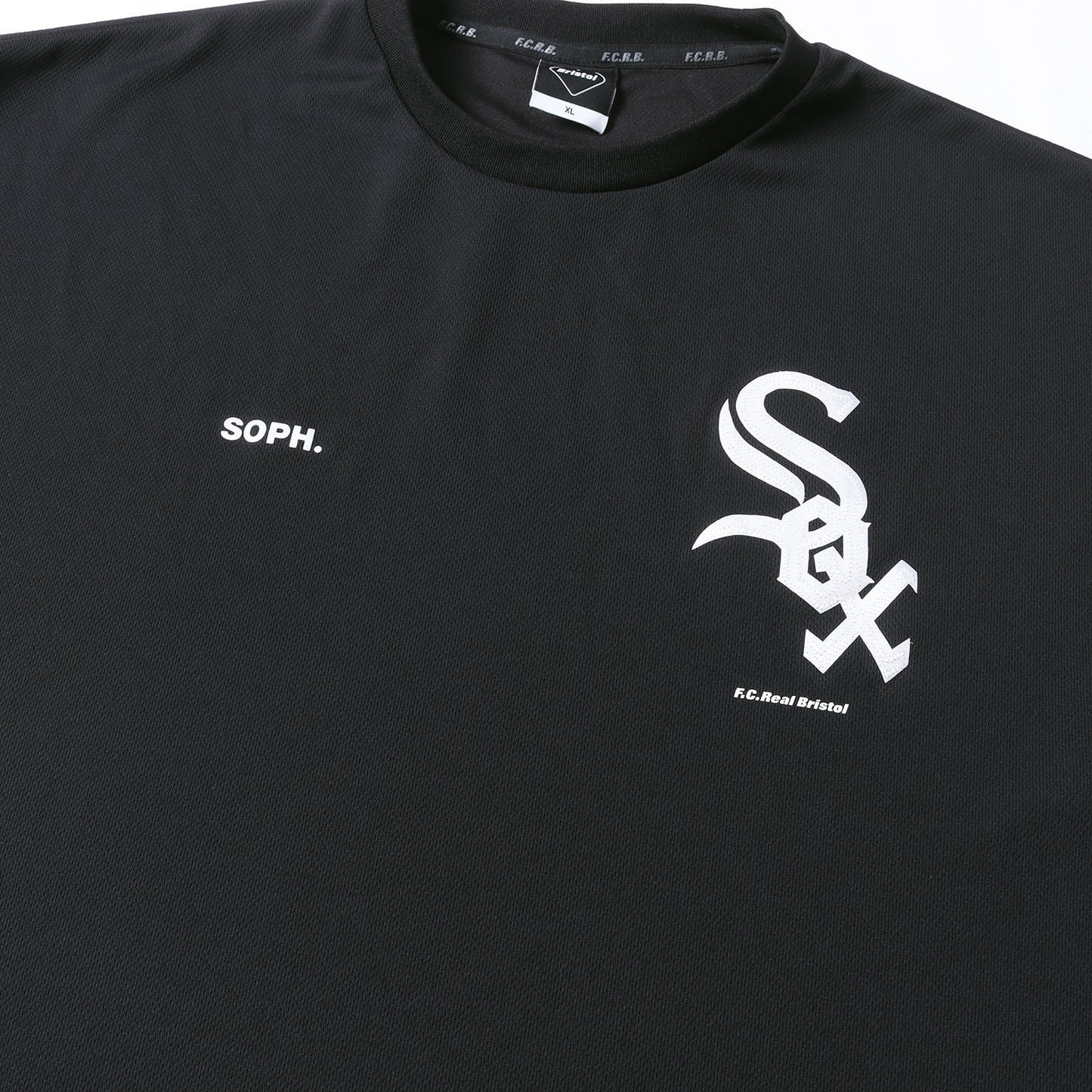 ×MLB / CHICAGO WHITE SOX ロゴパッチ メッシュ ロングスリーブ Tシャツ (MLB TOUR L/S PRE MATCH TOP)