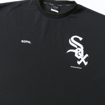 ×MLB / CHICAGO WHITE SOX ロゴパッチ メッシュ ロングスリーブ Tシャツ (MLB TOUR L/S PRE MATCH TOP)