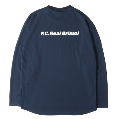 ×MLB / New York Yankees ロゴパッチ メッシュ ロングスリーブ Tシャツ (MLB TOUR L/S PRE MATCH TOP)