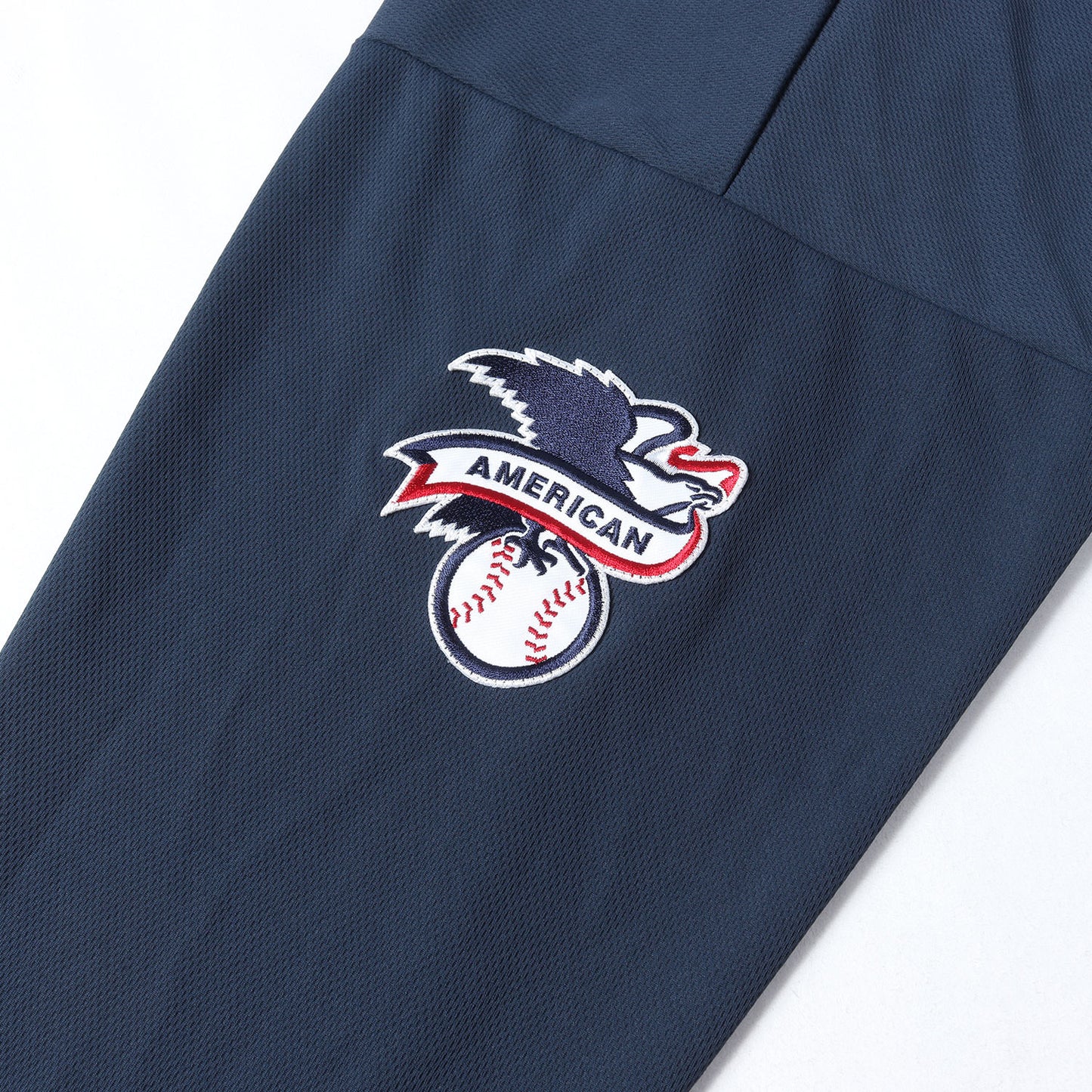 ×MLB / New York Yankees ロゴパッチ メッシュ ロングスリーブ Tシャツ (MLB TOUR L/S PRE MATCH TOP)