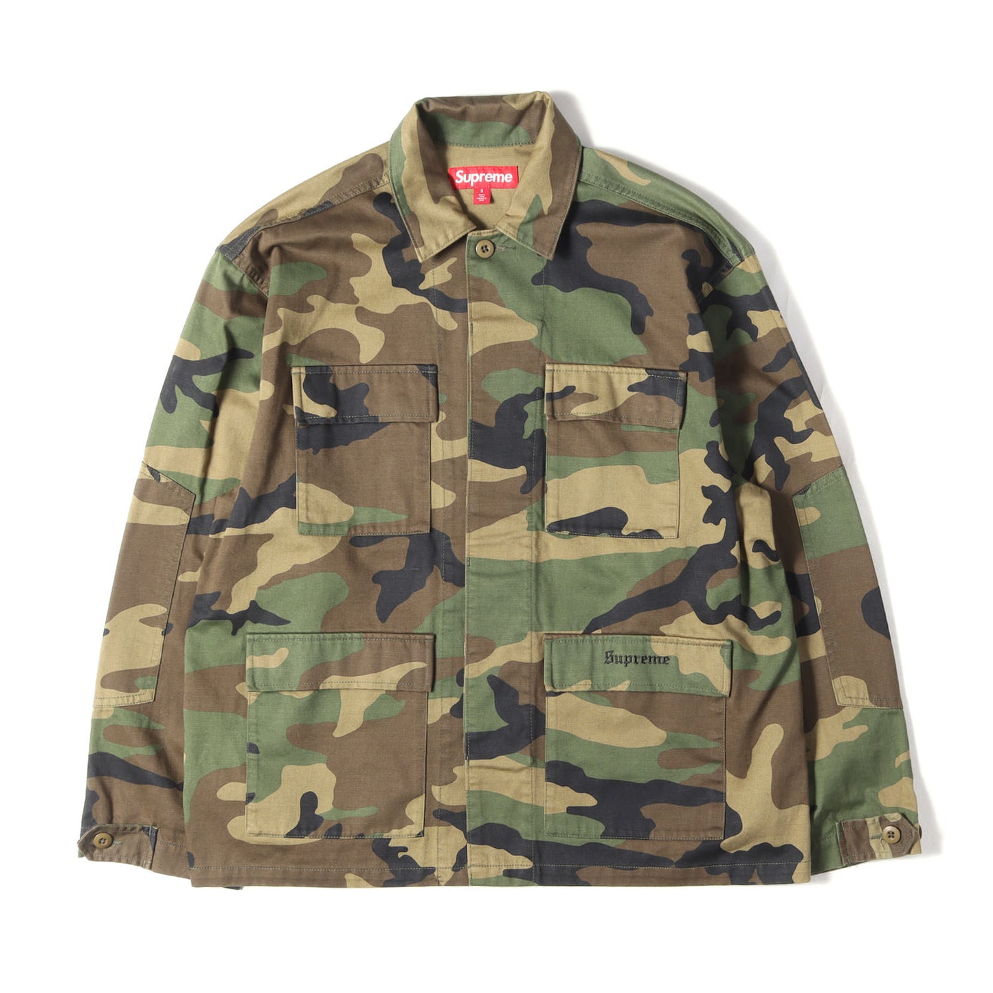 24SS ×Melvins バックグラフィック ウッドランドカモ BDU シャツジャケット (Melvins BDU Jacket)