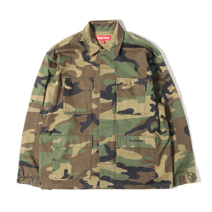 24SS ×Melvins バックグラフィック ウッドランドカモ BDU シャツジャケット (Melvins BDU Jacket)