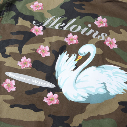 24SS ×Melvins バックグラフィック ウッドランドカモ BDU シャツジャケット (Melvins BDU Jacket)