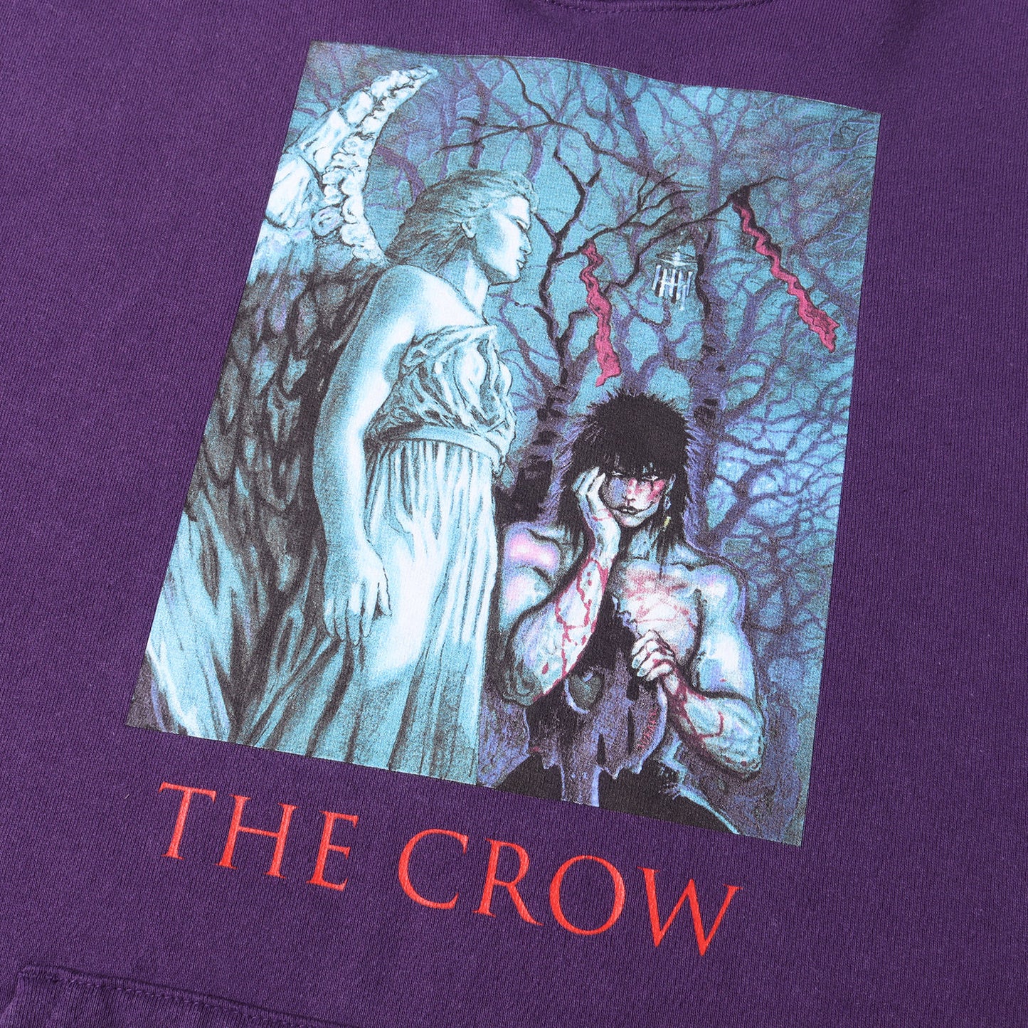 21AW ×THE CROW アメコミプリント スウェットパーカー (The Crow Hooded Sweatshirt)