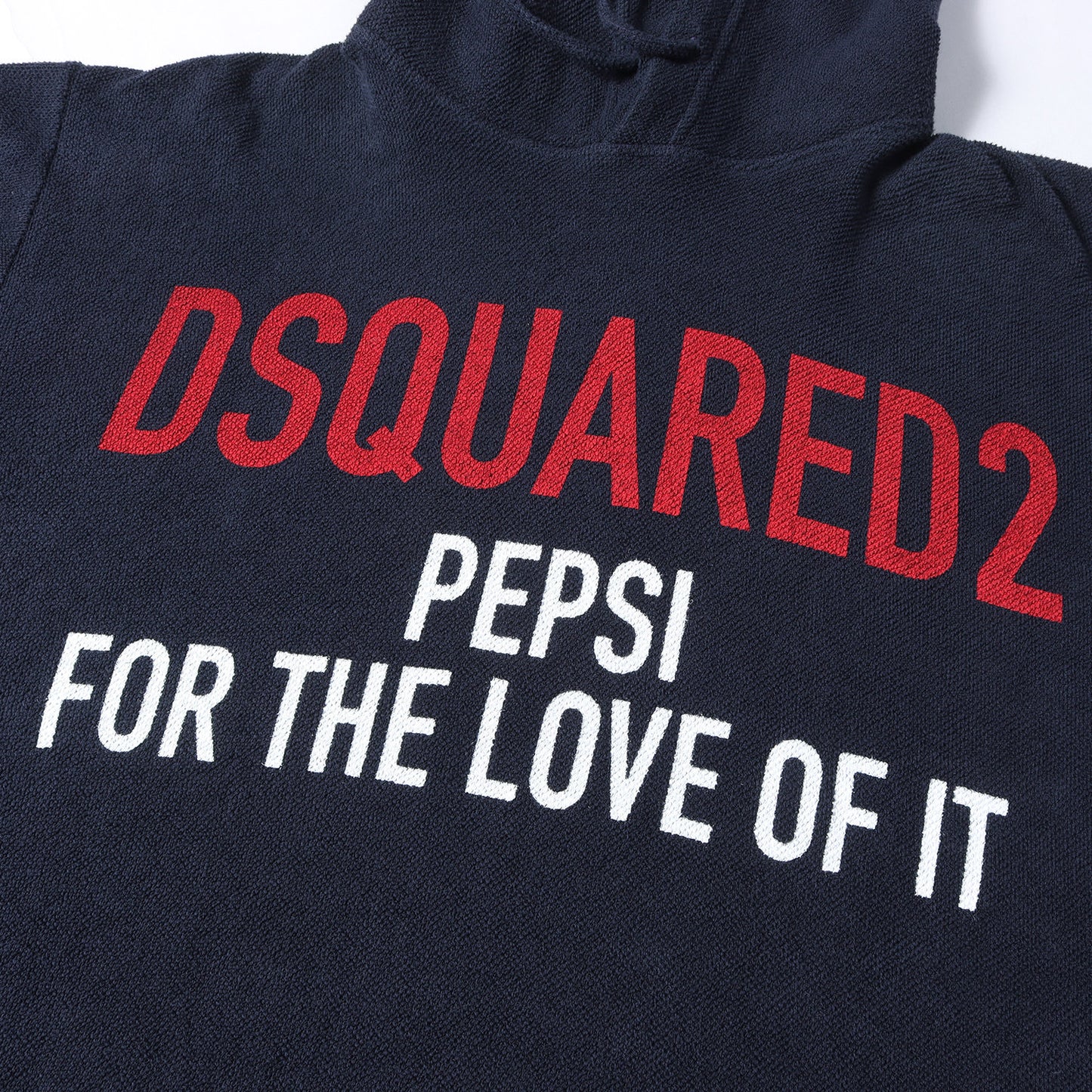 ×PEPSI-COLA ロゴプリント 半袖 レイヤード 裏吊り毛 スウェットパーカー S78GU0037 S25427